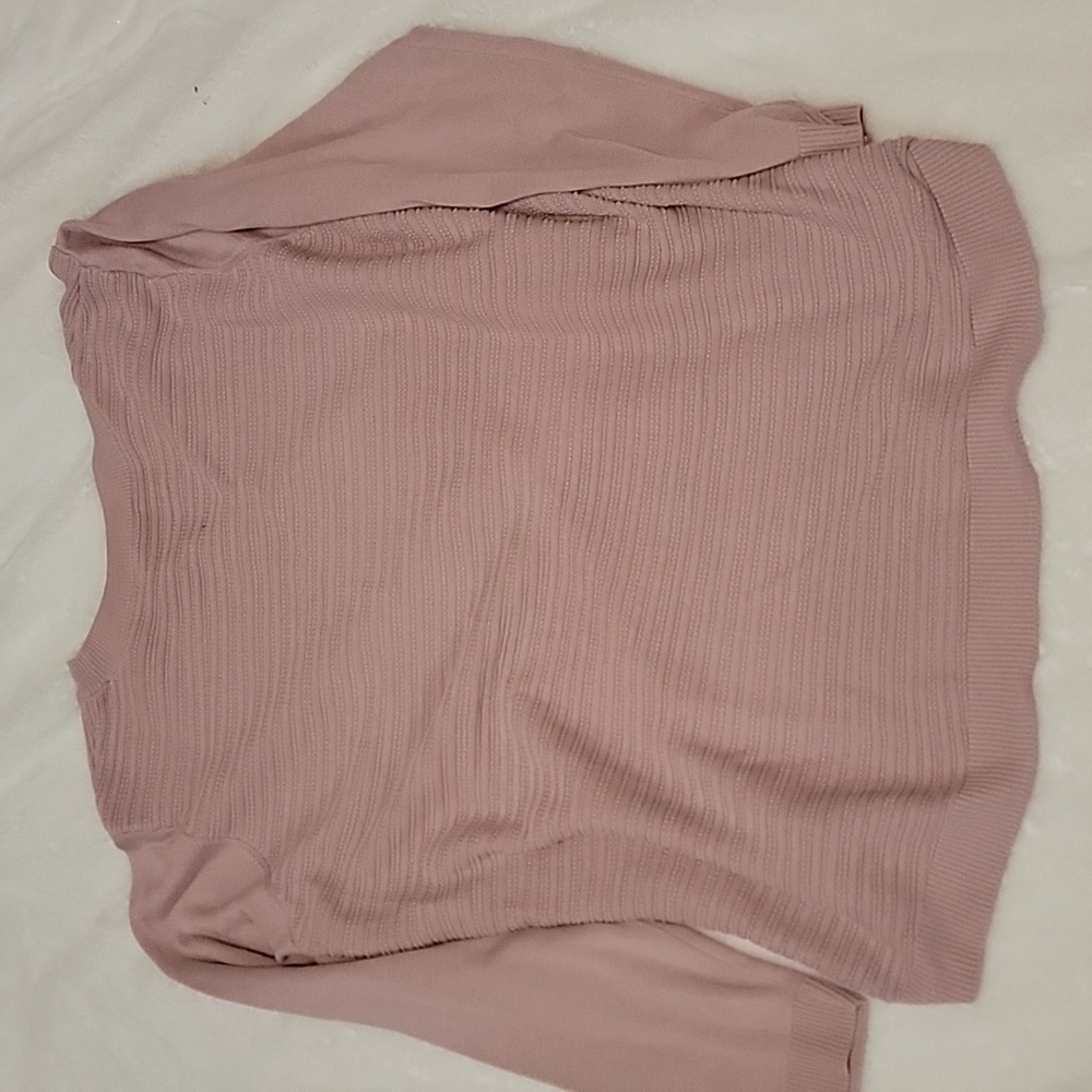 Hilary Radley V-Neck Sweater - Soft Pink - Picture 3 of 5